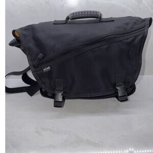 Vintage ACME Made The Clyde Street Messenger Laptop Bag Black 17" Laptop Sleeve